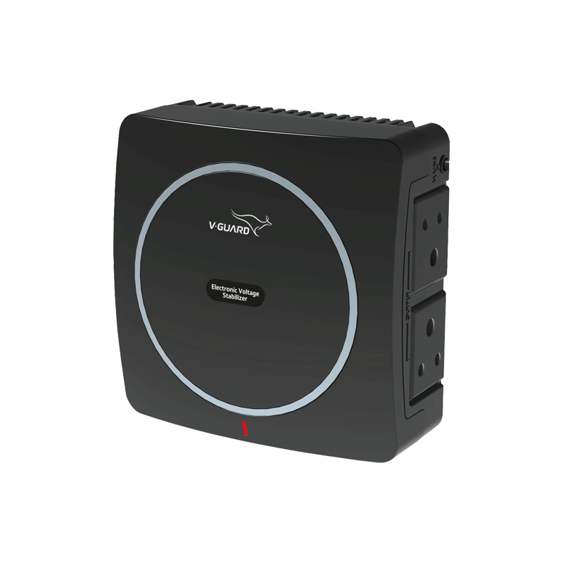 Picture of V-Guard Neo Crystal Voltage Stabilizer (Smart/Led Tv Up to 109 Cm + Set Top Box/ Working Range: 90-290 VAC/ Black)
